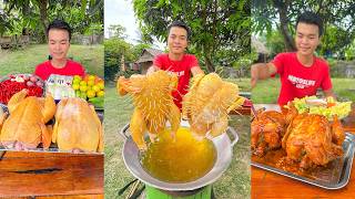 Chef Ny: Fry Chicken Chili Oil Dipping Sauce - prepared by handsome chef | Amazing Cooking Skills