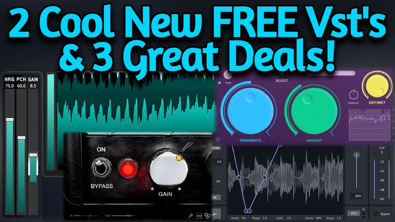 2 New FREE VSTs & 3 Vst Deals - Klevgrand, Bogren, Audiolatry