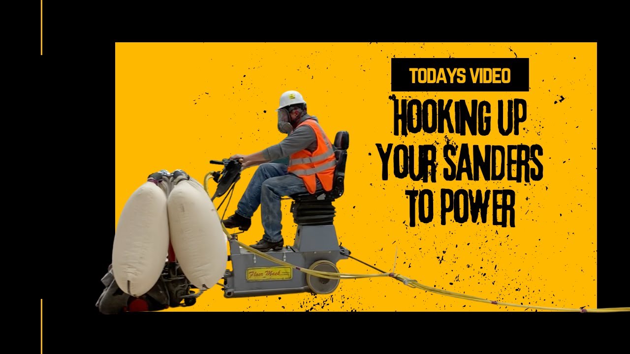 How To Safely Hook Up Power for Floor Sanders YouTube
