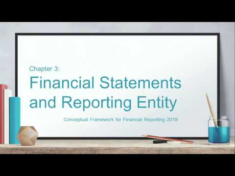 Chapter 3: Financial Statements and the Reporting Entity