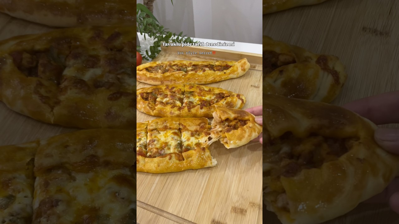 Tavuklu pide tarifi…. Yok böyle lezzet 🤤