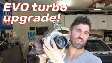 EVO 8 turbo upgrade - removing the stock turbo