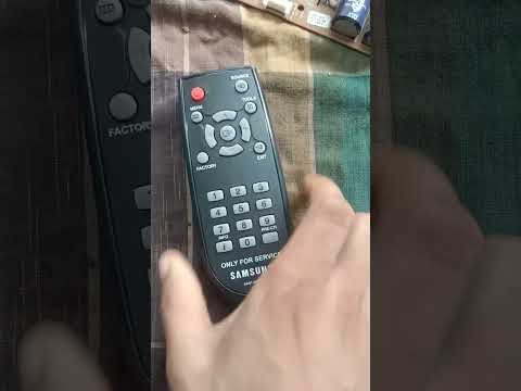 Samsung led TV service menu