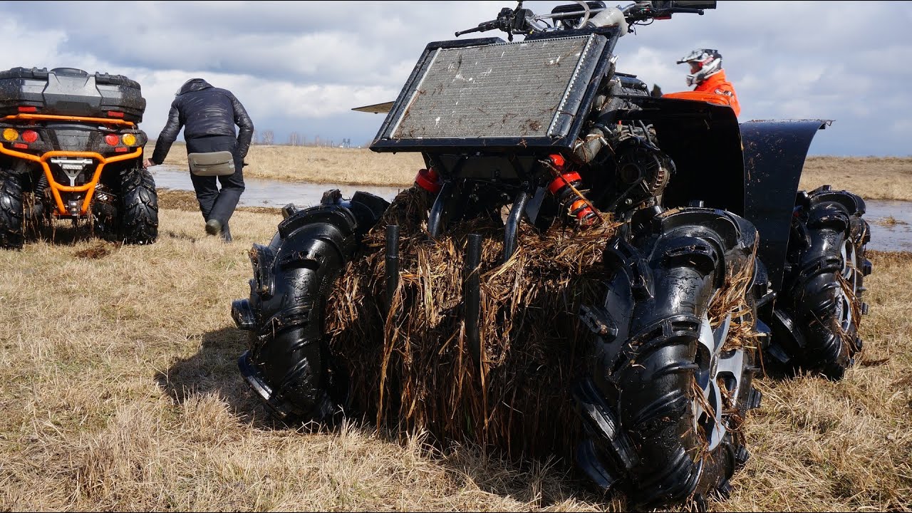 Квадроцикл из ВАЗ. Испытания и расход топлива - YouTube