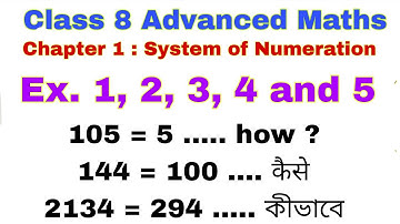 Class 8 Advanced Maths | Chapter 1 System of Numeration | Binary Numerals Explained with Examples