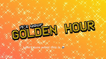 ＧＯＬＤＥＮ ＨＯＵＲ(a humble attempt of a yo-kai watch edit)