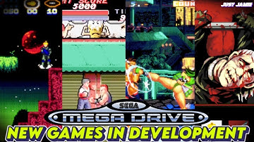 New Mega Drive Games in Development 2025 (Time Stamps) #megadrive #segagenesis #megadrivegames