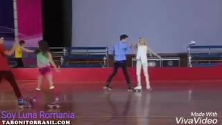 Soy Luna-Secventa Ambar,Matteo,Luna Si Simon Repeta Pentru Concurusul National Intre Piste