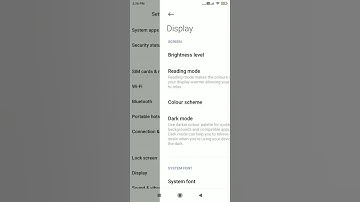 How to set reading mode in Mi