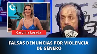Carolina Losada con Tenembaum: Falsas denuncias por violencia de género