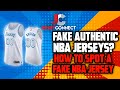 Fake Authentic NBA Jersey?How to Spot a Fake Authentic NBA Jersey| Lebron James City Edition Jersey