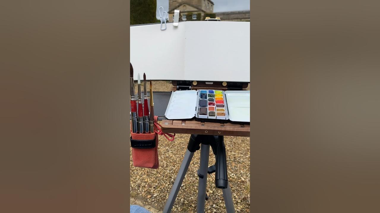 WONDERFUL Watercolour Easel for Travel #watercolorpainting #easel