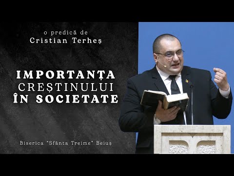 Cristian Terheș | Importanța creștinului în societate | Ciresarii TV- Biserica "Sfânta Treime" Beiuș