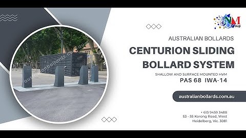 The Future of Event Safety: Our Centurion Sliding Bollard System