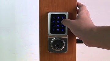 Touchscreen Deadbolt - Lock & Unlock
