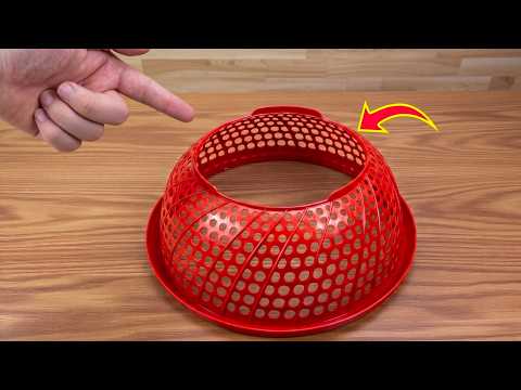 GREAT IDEA! Many people don't know that old plastic baskets are a gold mine | InventorHolic