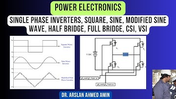 Single Phase Inverters, Square, Sine, Modified Sine Wave, Half Bridge, Full Bridge, CSI, VSI