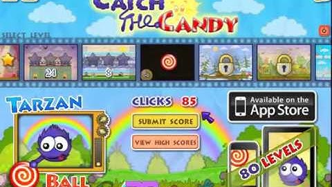 Go3k games - Catch The Candy Games Level 1- 15 Walkthrough