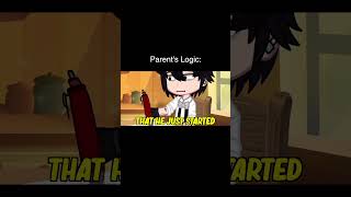 Parent Logic Be Like 💀 | Gacha Life #Shorts