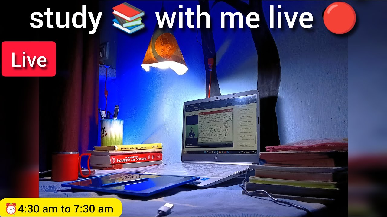 Study With Live Live🔴4:00 am Study with me📚 //Join first live session of 30nov23 # ...