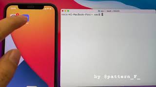 iOS 14.1, iPhone 12 (A12+ device), LPE exploit demo, Not a real #Jailbreak