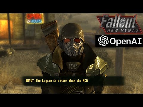 Future of AI in RPGs: Fallout New Vegas - NPCs with ChatGPT/OpenAI Voiced Dialogue!