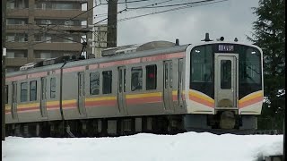 E129系B14編成　信越本線上り普通436M　新潟→長岡