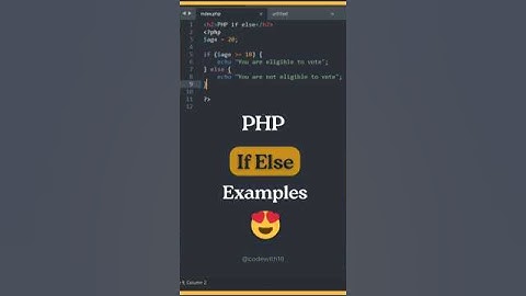 PHP If Else Explained in 37 Seconds ⚡ | Learn PHP #shorts