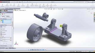 SOLIDWORKS Tutorial : Assembly Roller Bracket