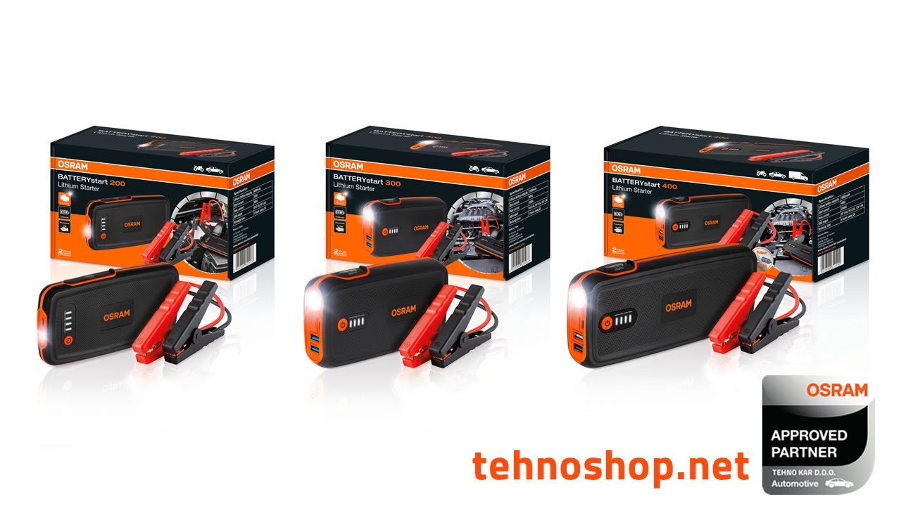 Osram BATTERY Start 300 Jump Starter + Powerbank - FahrzeugLED