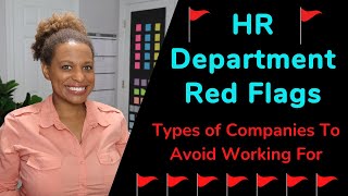 HR Department Red Flags