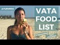 Vata Food List | How to Balance Vata Dosha | Clareminded