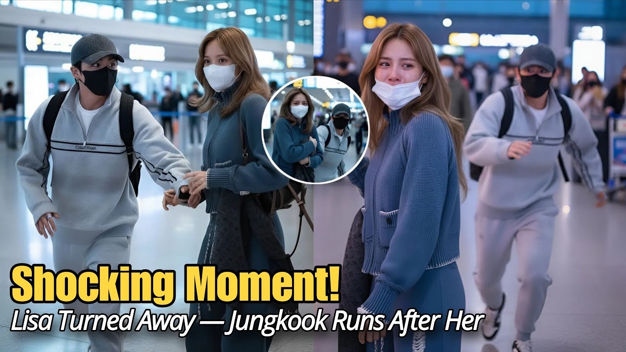 Moments Later at Incheon Airport, Jungkook Ran After Lisa — What Really Happened?