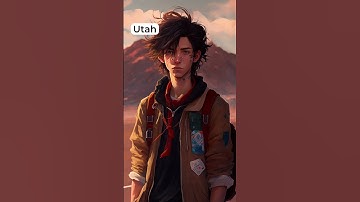 Asking Ai to Create an Anime Character for each State #shorts #ai #aiart