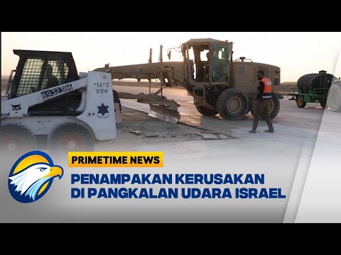 Penampakan Kerusakan di Pangkalan Udara Israel