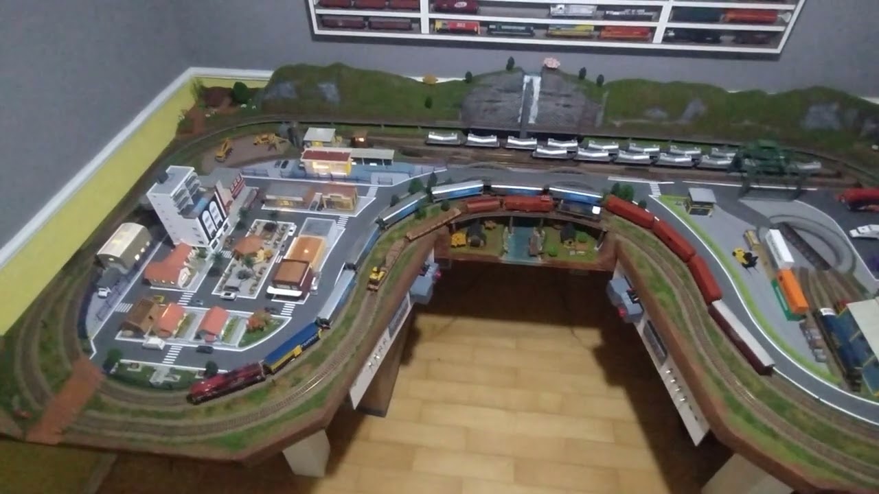 Essa é a EFAM minha maquete de ferromodelismo escala HO!