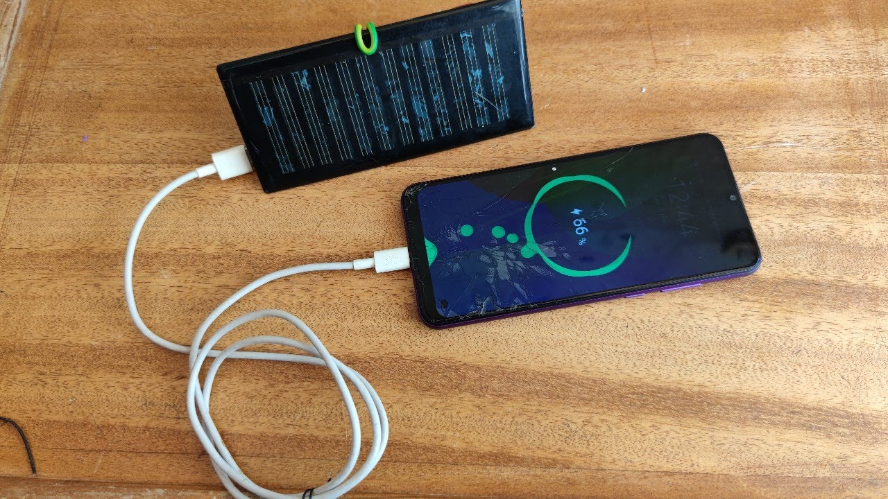 How to make a lifetime solar powered phone charger YouTube