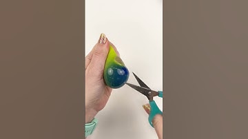 Thumbnail of Cutting Open Color Changing Stress Ball! #shorts