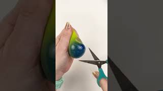 Cutting Open Color Changing Stress Ball 