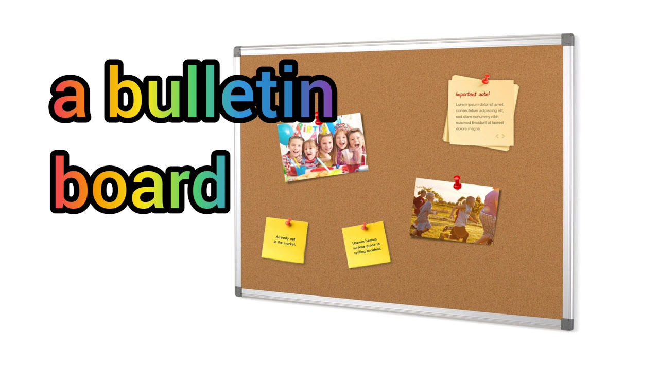 How to Pronounce Bulletin board in American English YouTube