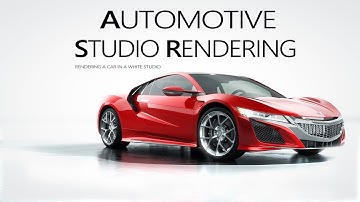 Vray Automotive Studio Rendering Tutorial in 3Ds Max