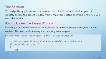 How to Callback to Code Behind in Custom Control WPF