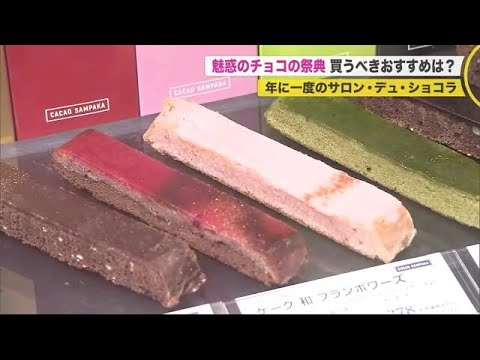 魅惑の"チョコの祭典"…2021年オススメは？濃厚な味わい＆見た目＆香りにも注目 (21/01/26 20:45)