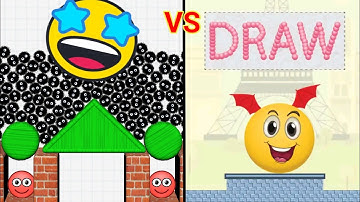HIDE BALL: Brain Teaser vs DRAW TO SMASH: Logic Puzzle ASMR Gameplay Satisfying Games APK.