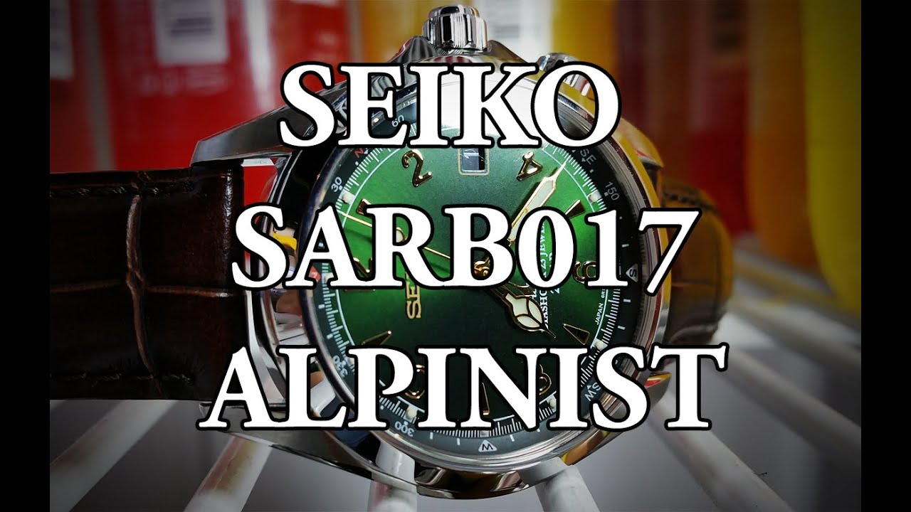 Seiko SARB017 Alpinist - Review, Measurements, Lume - YouTube