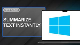 How to Summarize Text in Notepad 