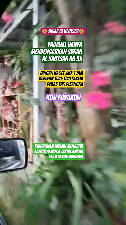 PADAHAL HANYA MENDENGARKAN SUFAH INI 3X‼️JANGAN KAGET 1 JAM.KEDEPAN AKAN#shorts#alkautsar#doa#fyp