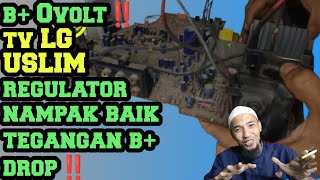 B  0v‼️regulator nampak baik⁉️TV LG MATI TOTAL