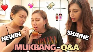 Mukbang Q&A: Gia thế? Tên nhóm? Bạn bè phản bội....ft. Newin & KhanhVan Tran | TIEN LE