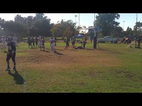 Cypress QB gets smashed! And is out of the game.